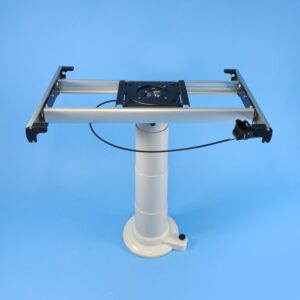 grey nuova mapa telescopic table leg 330mm to 710mm adjustable